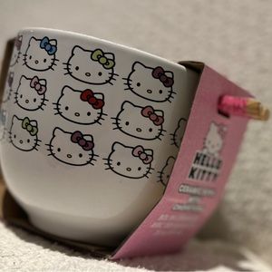 Hello Kitty Ceramic Chopstick Bowl